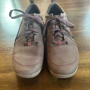 Merrell Womens Leather Mimosa Lena Sneakers Shoes Brown J001908